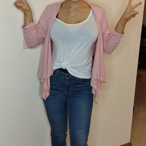 Blush pink cardigan